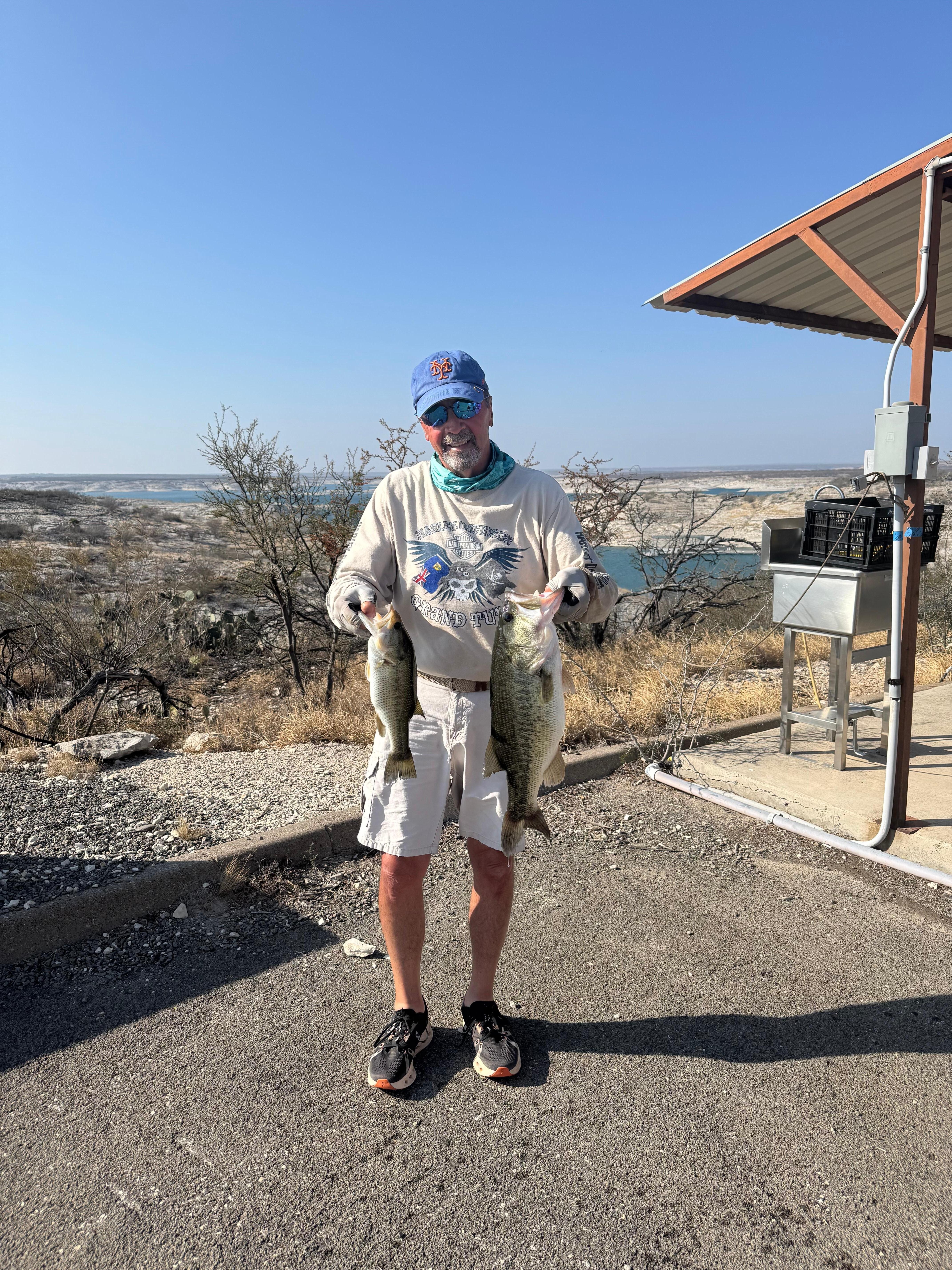 Caught a nice bass too! 