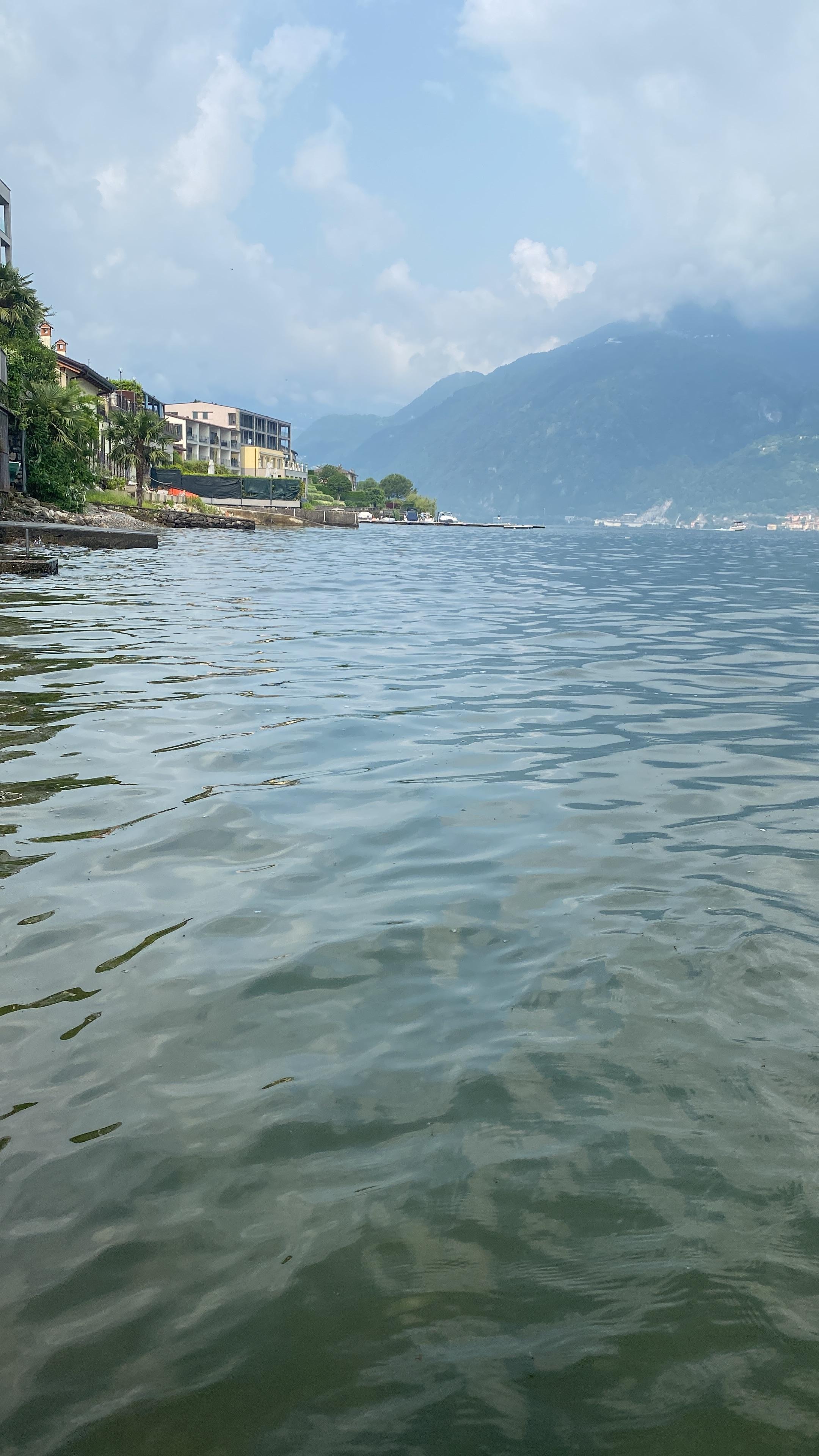 Lake Como from the garden