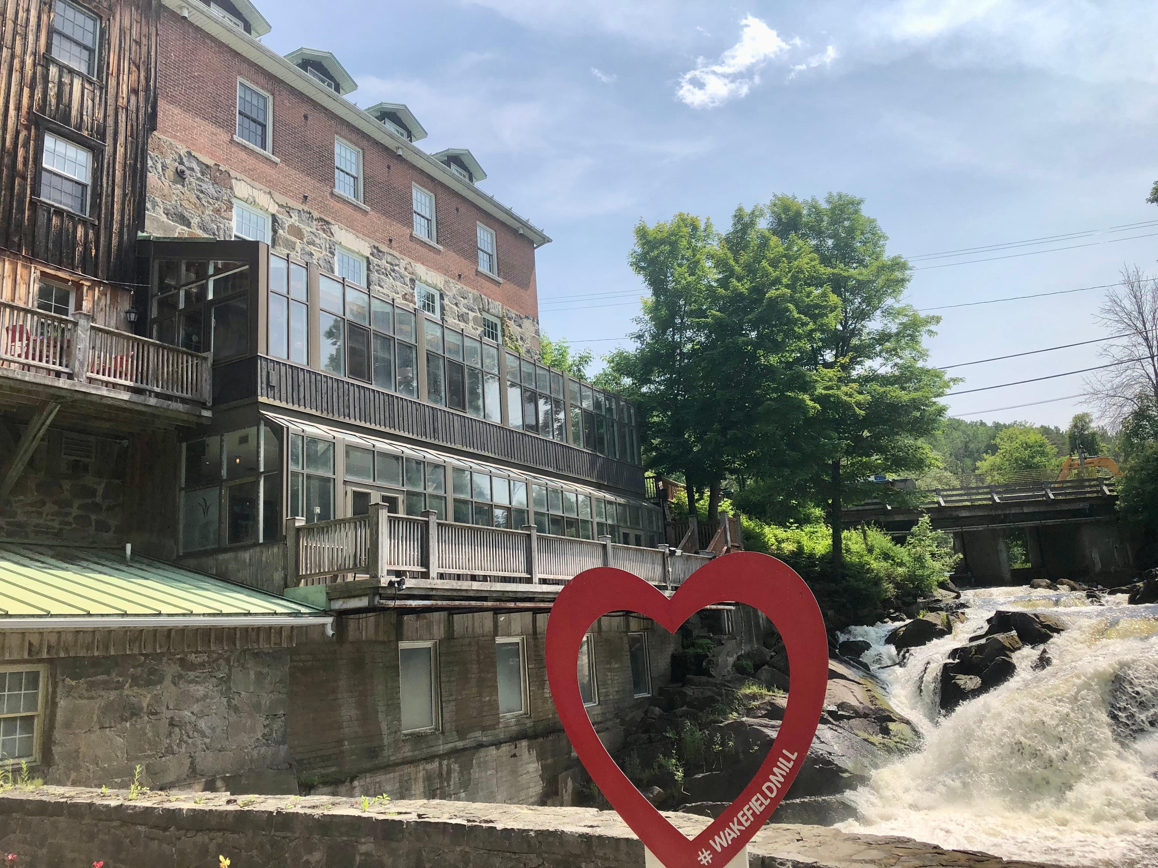 Wakefield Mill main building and the Falls 