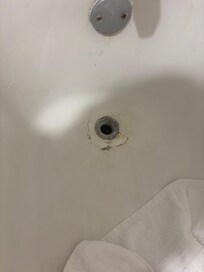 Dirty tub drain