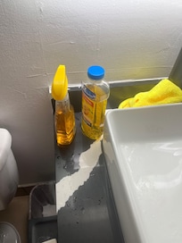 I bought these cleaning products to clean the bathroom and furniture in the area where the beds are located. Plus to improve the smell of the room.