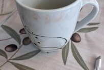 Lipstick on Cup