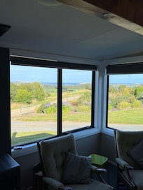 View out of the living room.