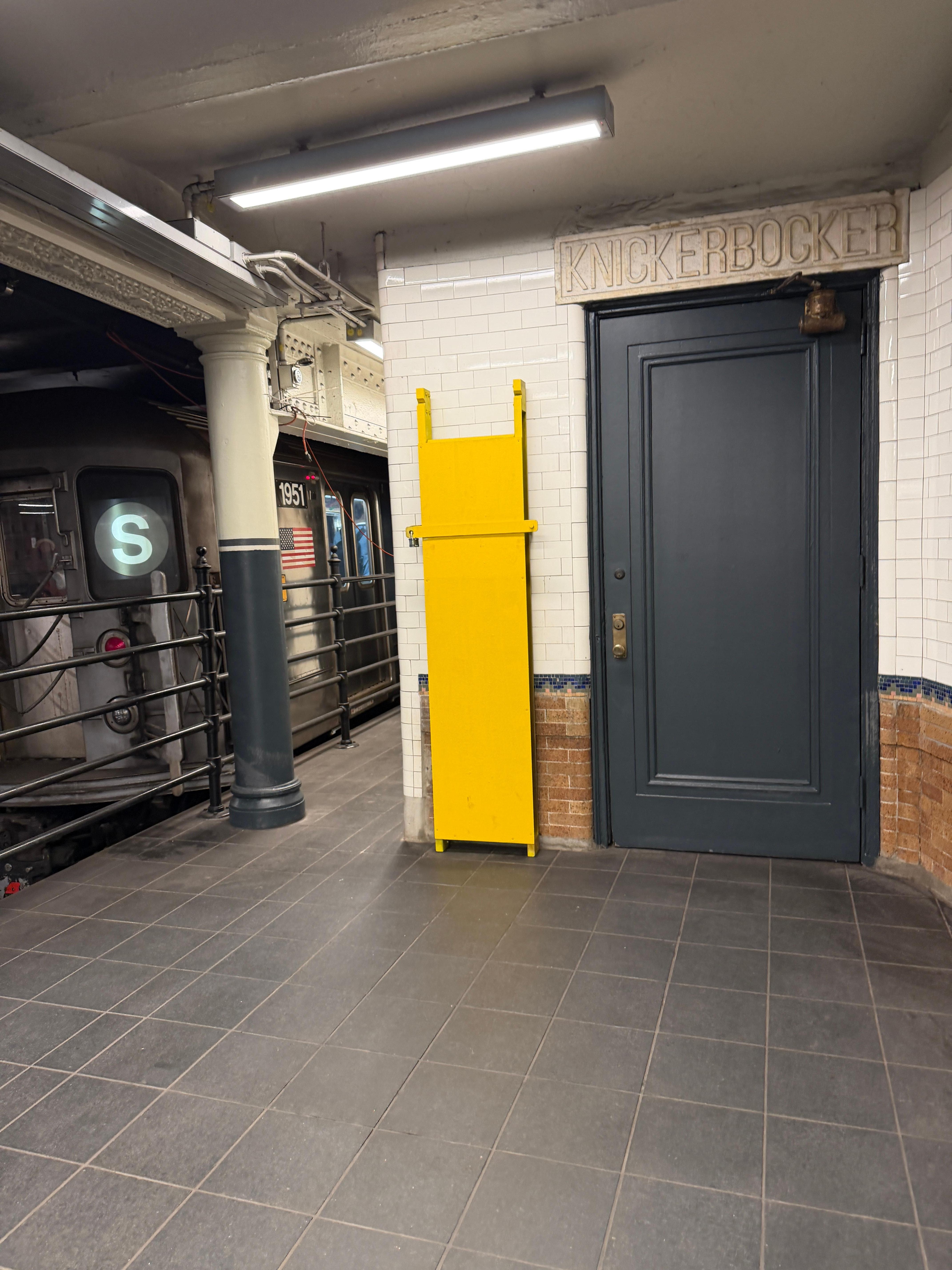 Door to Nowhere at Broadway/42nd subway