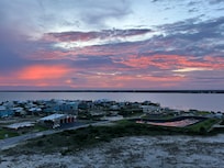 Sunset over the sound