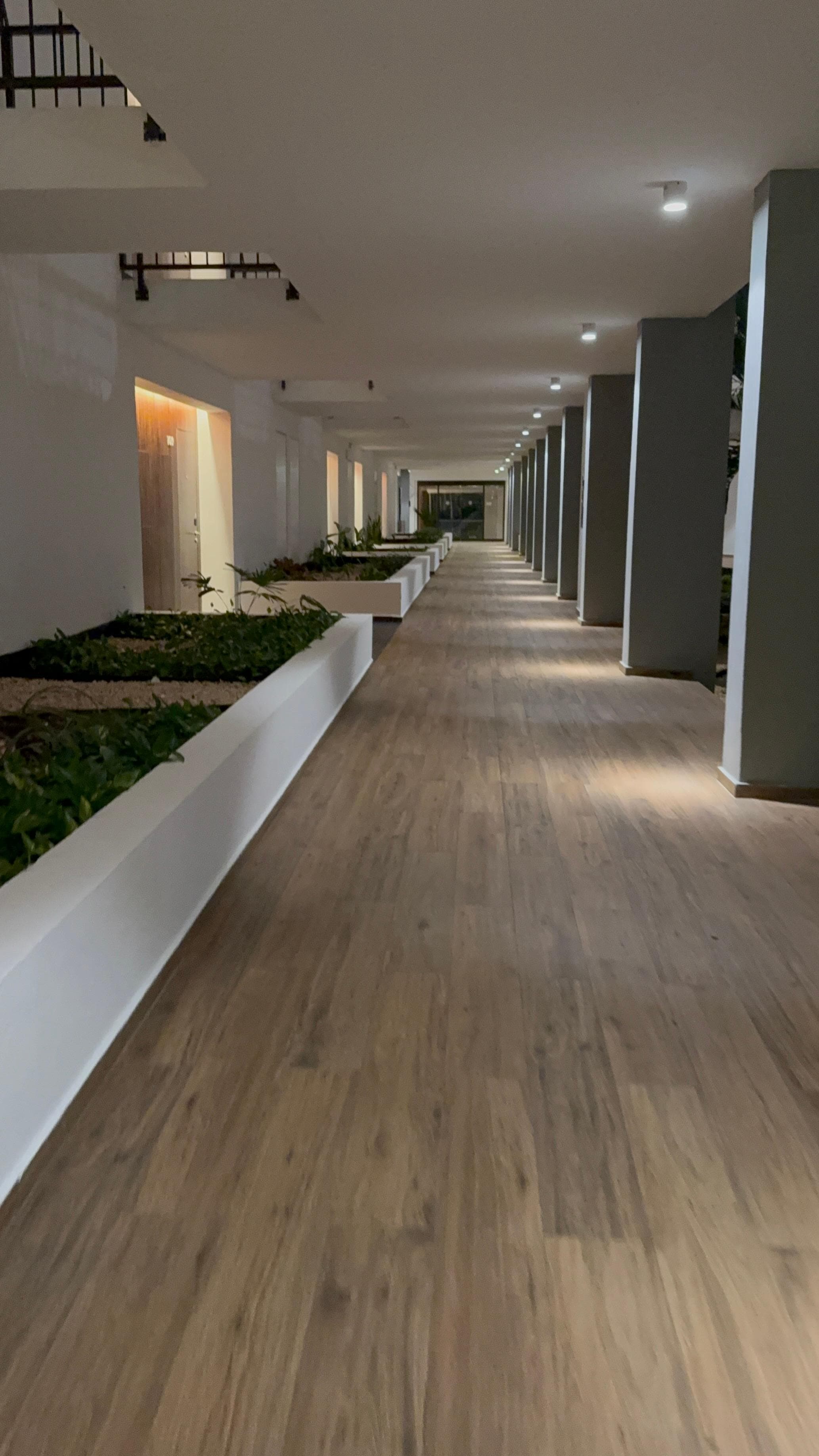 building 1âs hallway