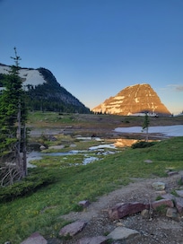 Dawn hike at Glacier