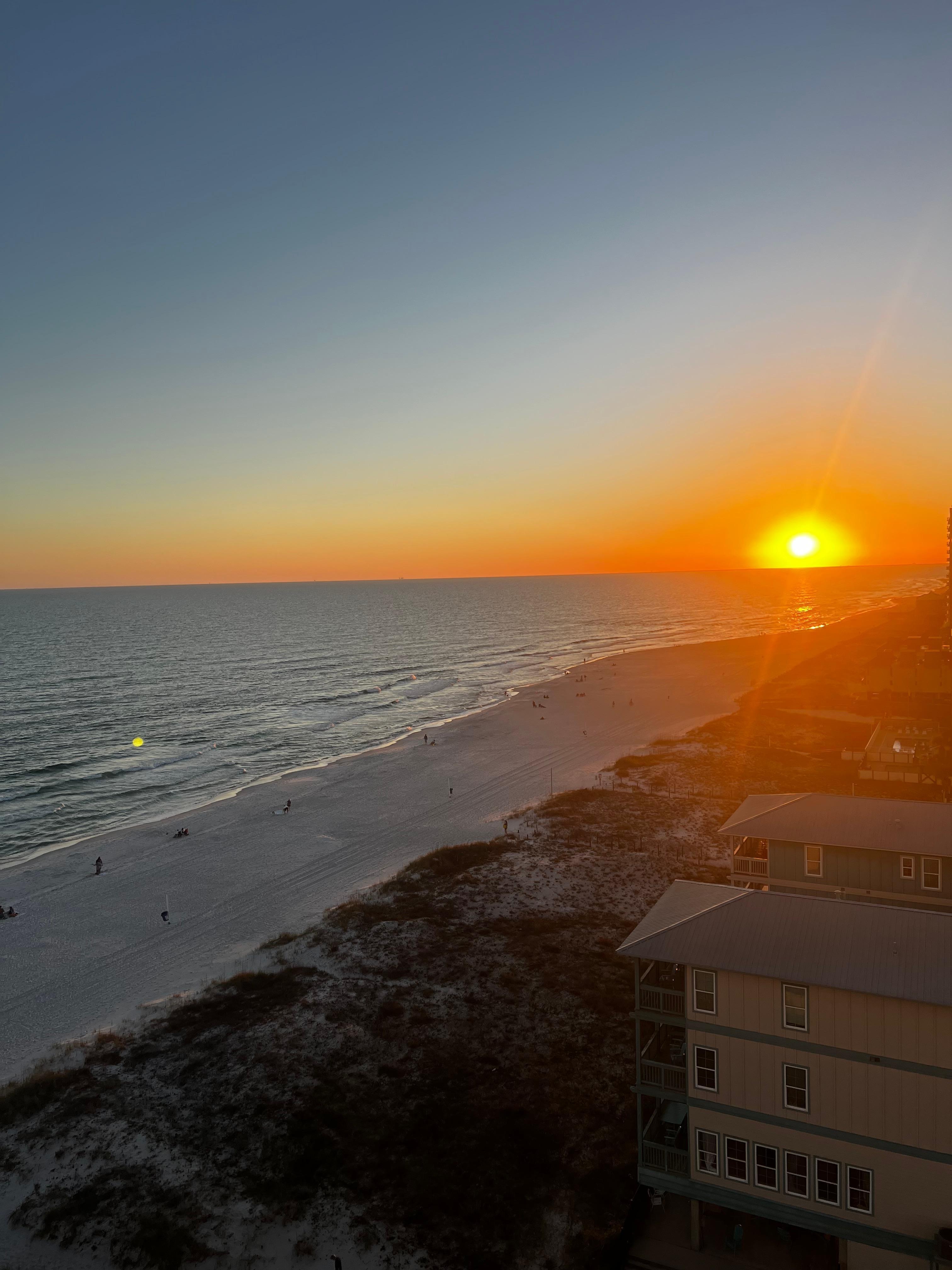 Taken from our balcony