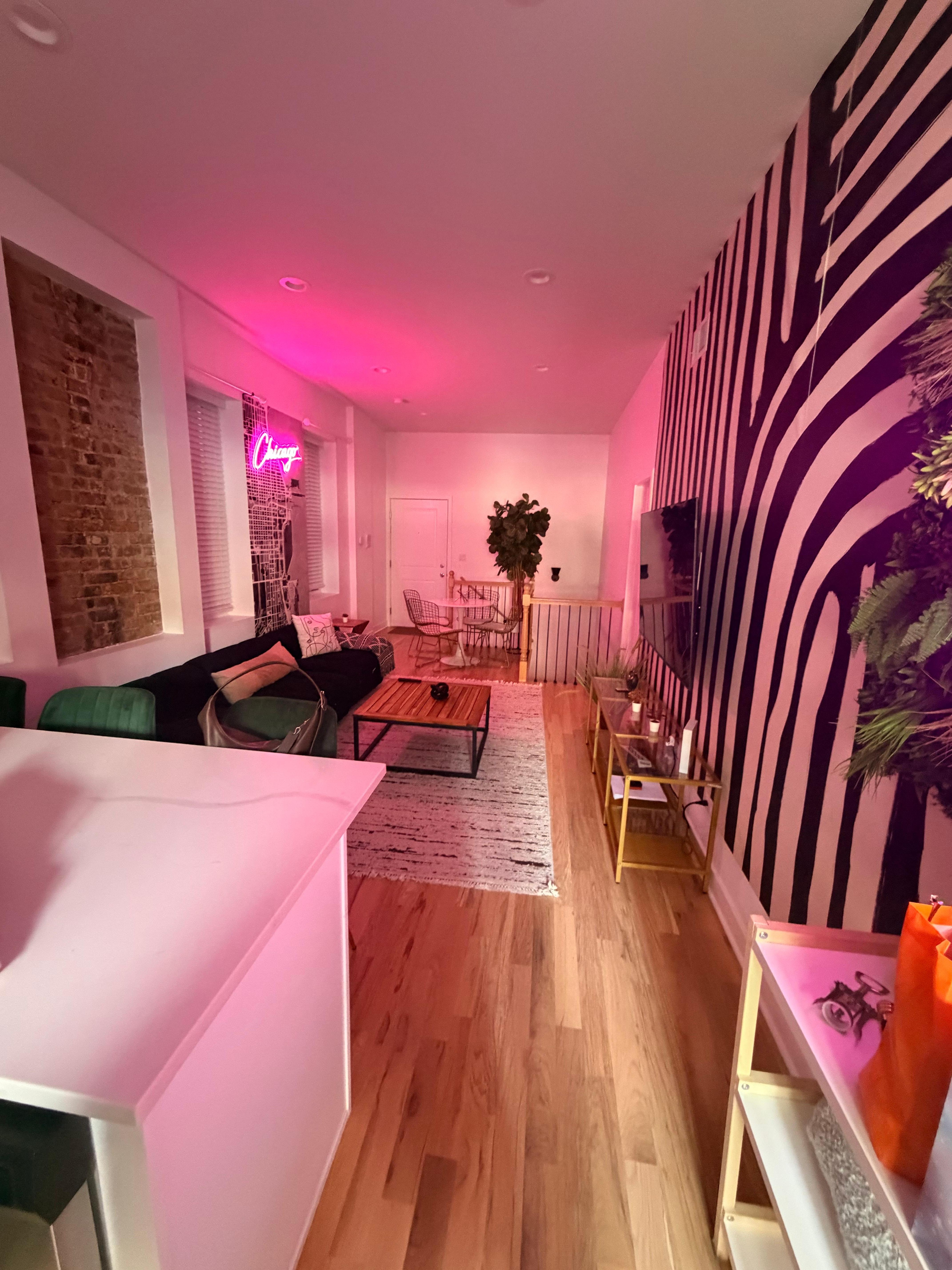 Adorable space! Super spacious and housed 8 of us comfortably! 