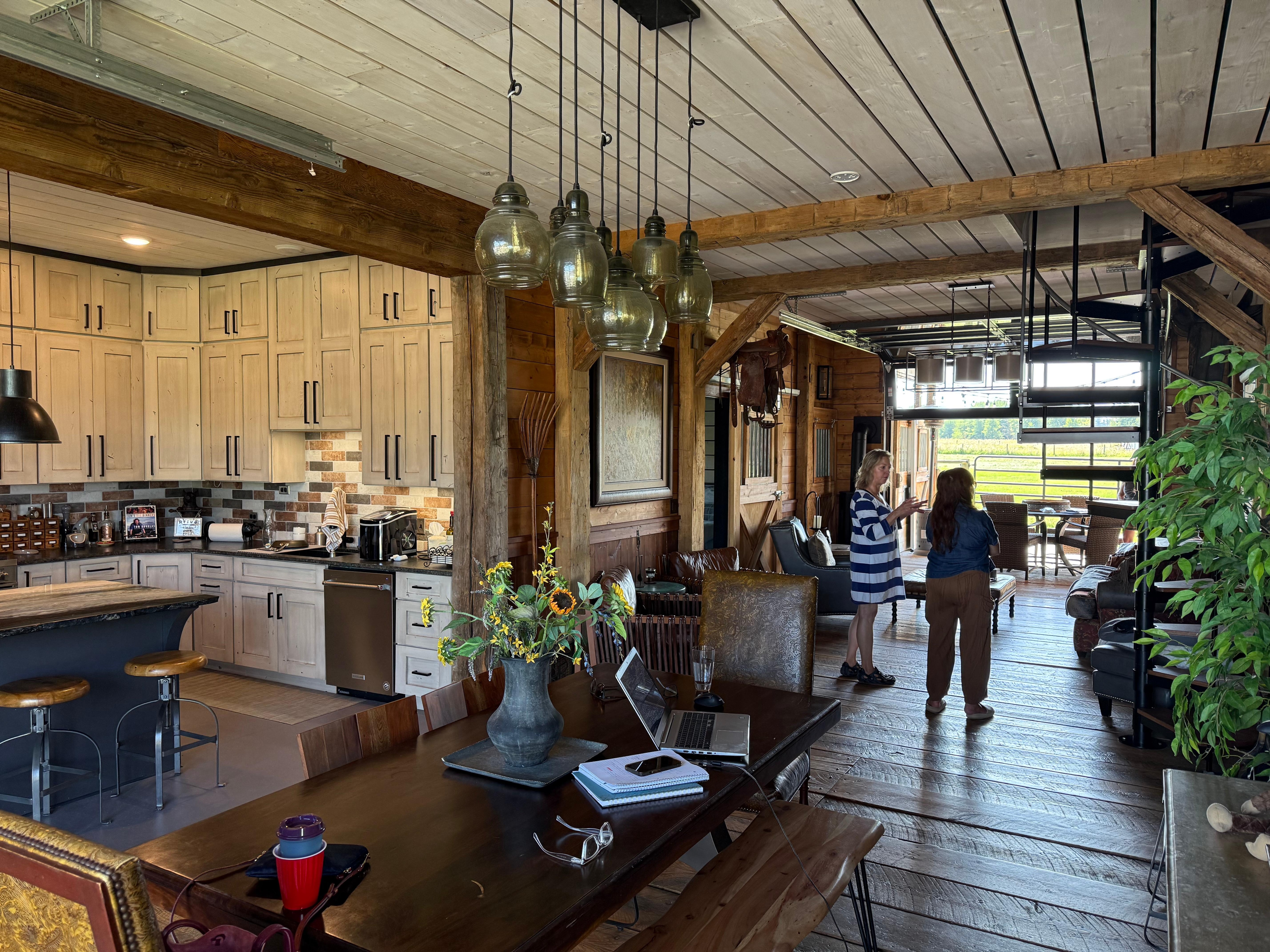 The Lodge inside is beautiful.