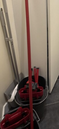 This was sitting at the door step.. had to move it to enter the room