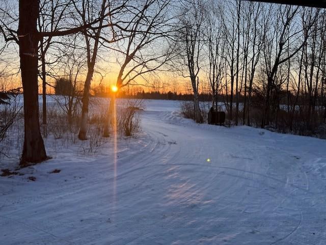 Cold Morning Sunrise from the deck