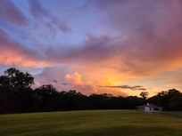 Sunset from the front porch