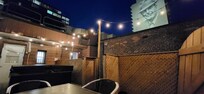View from shared rooftop patio.