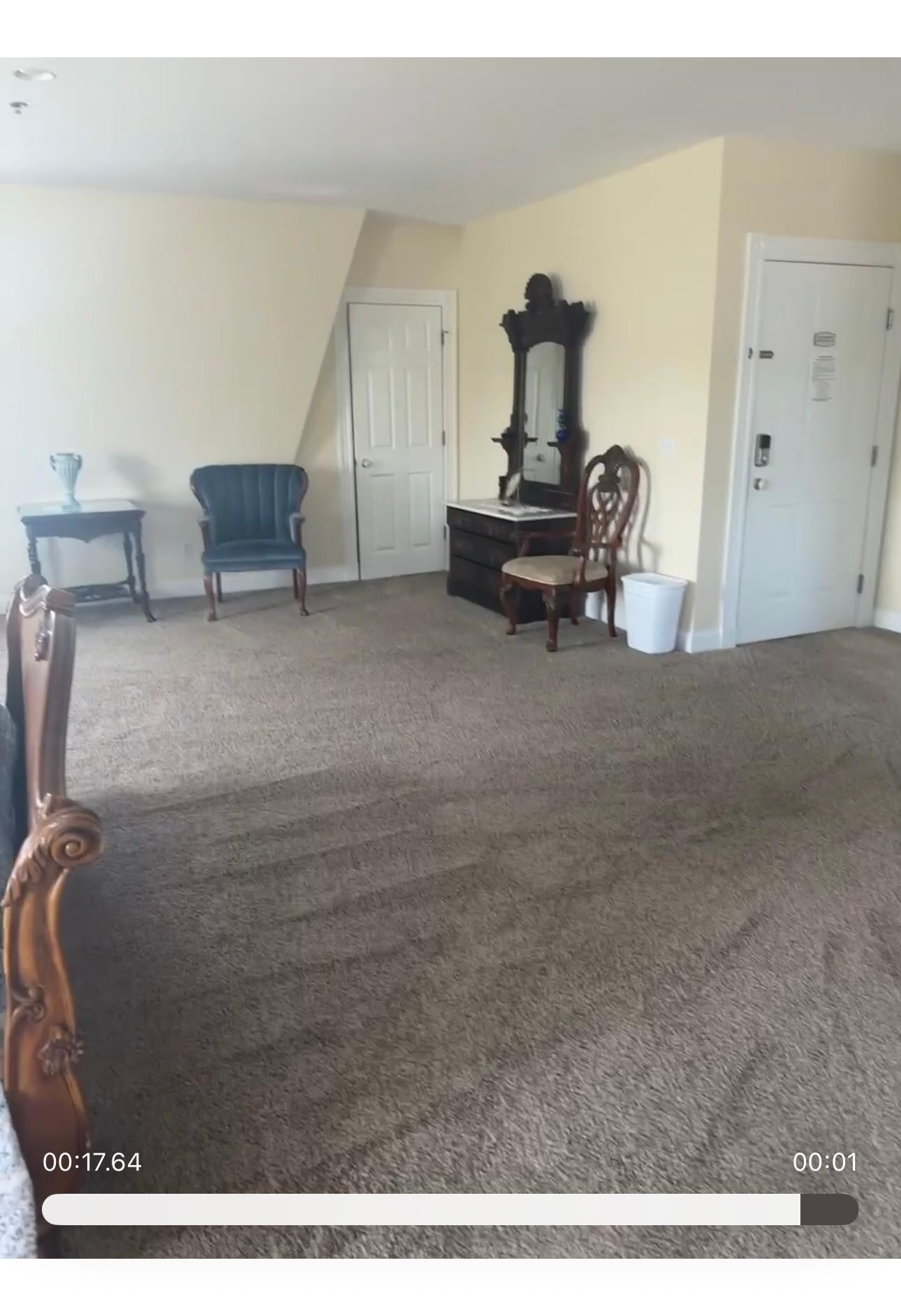 Looking back towards the door
