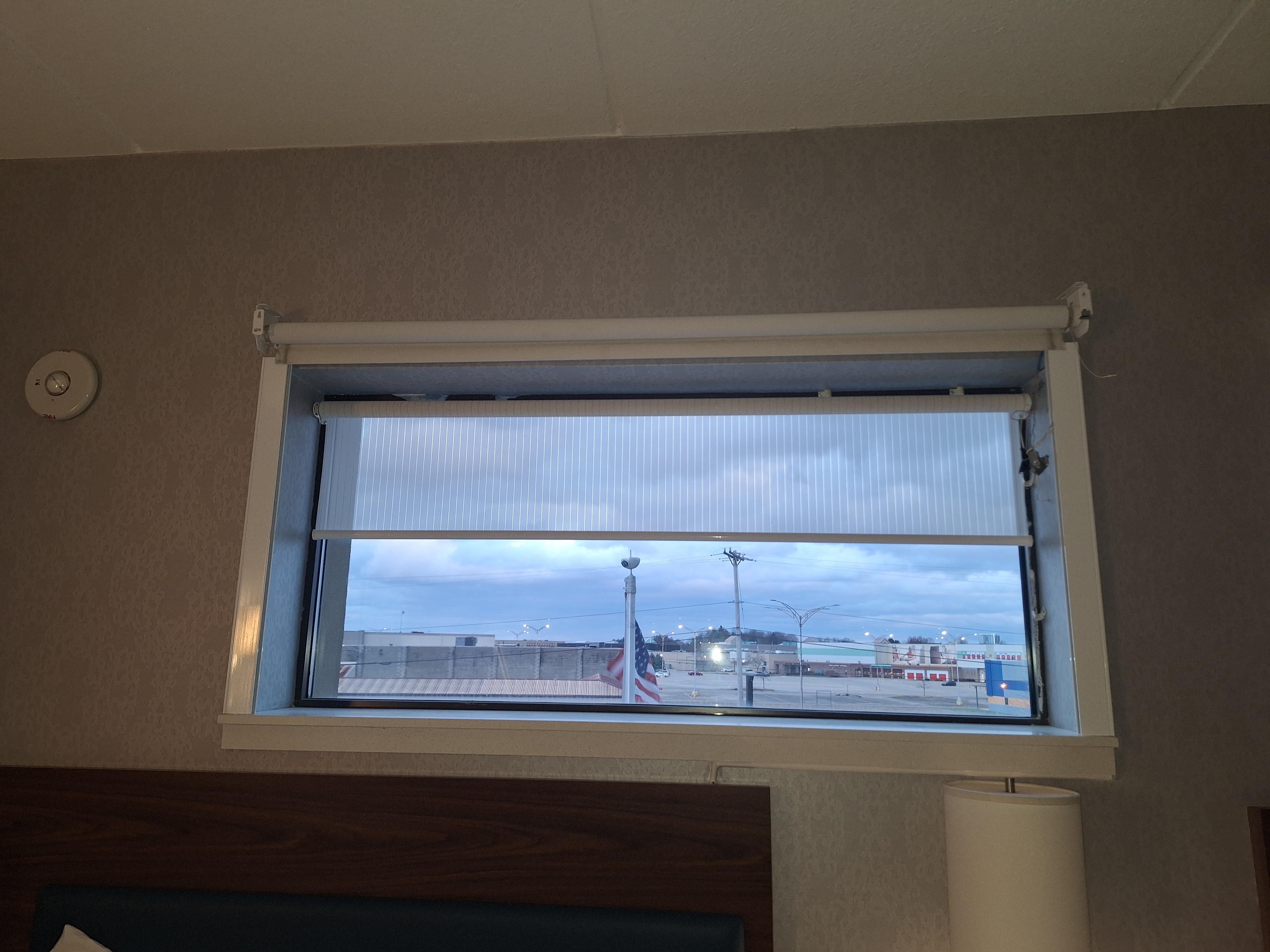 Broken blind would not roll up 