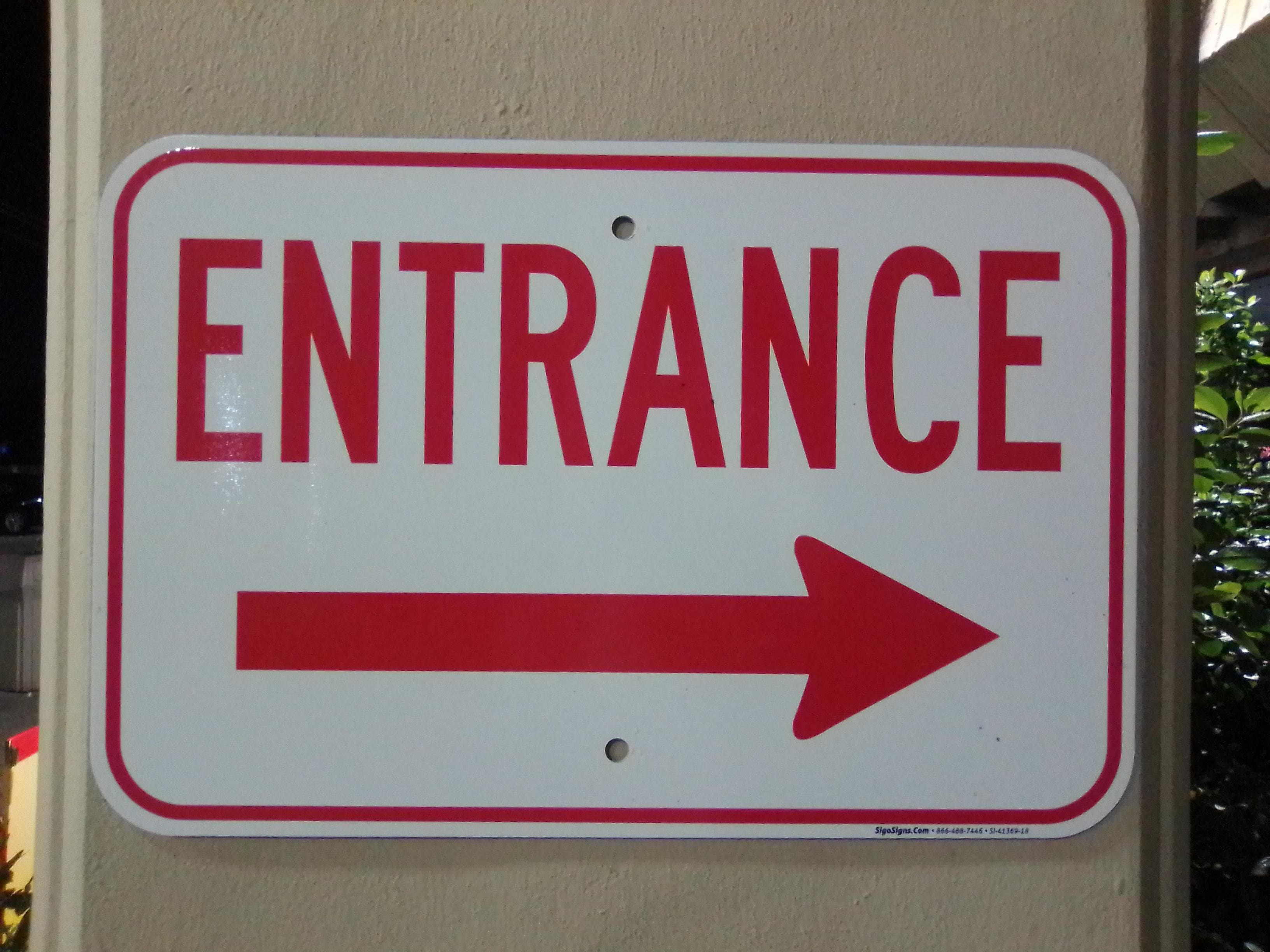 All three front doors were locked at the front entrance. 