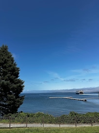 View from pool.