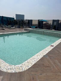 Beautiful pool with an amazing view.