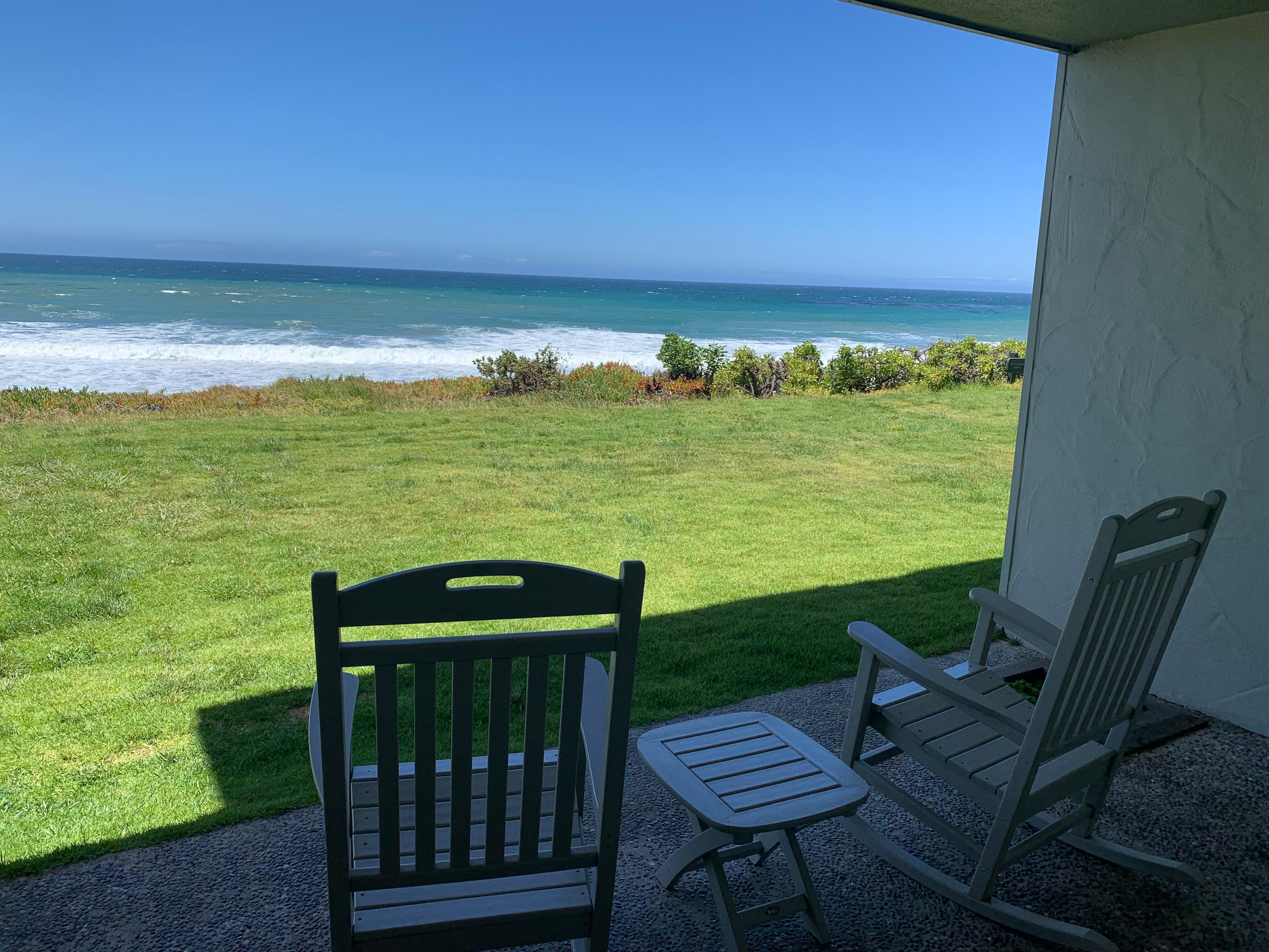 The view from the patio