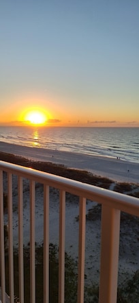 View from balcony.
