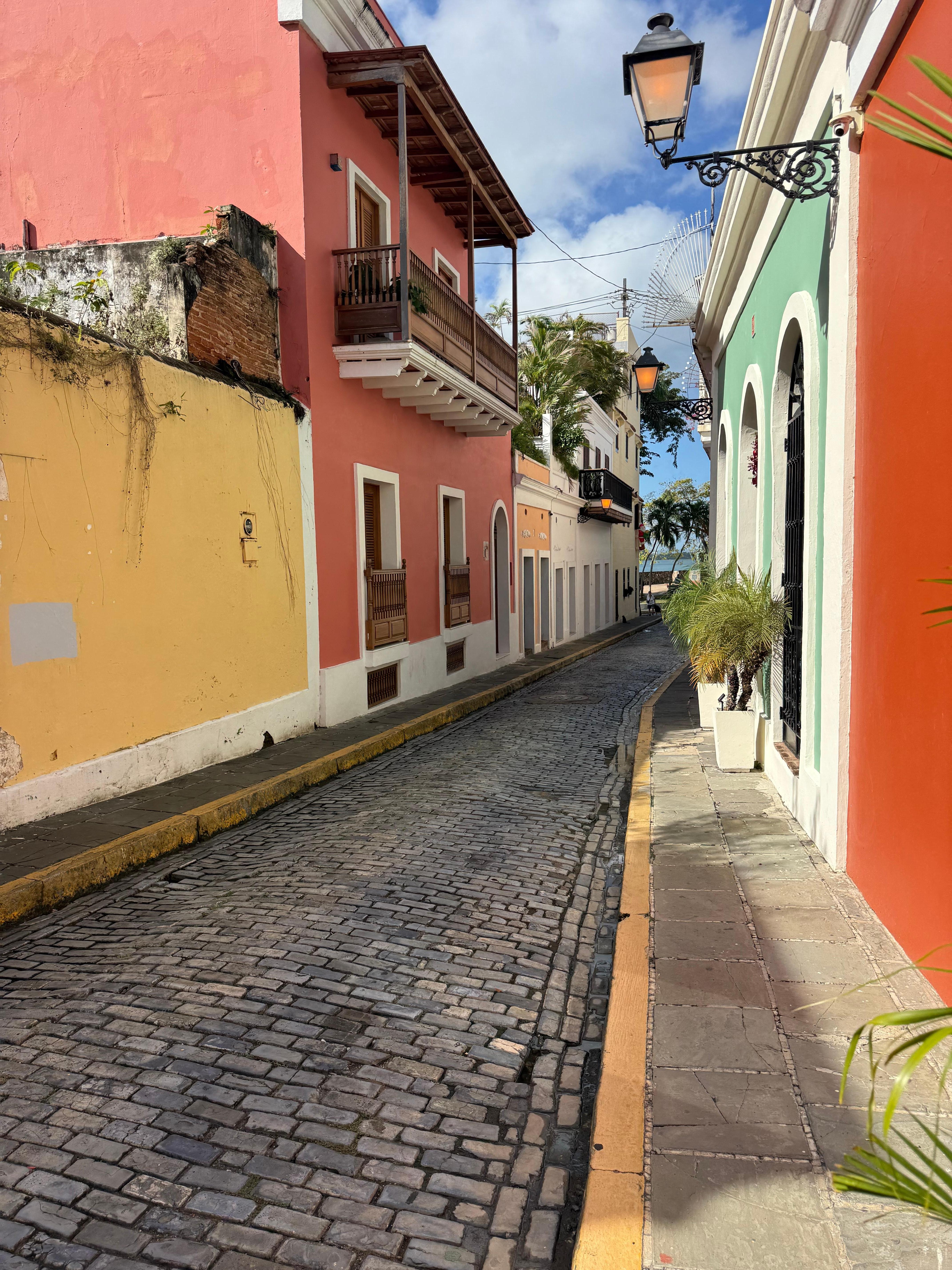 Street in front of hotel 