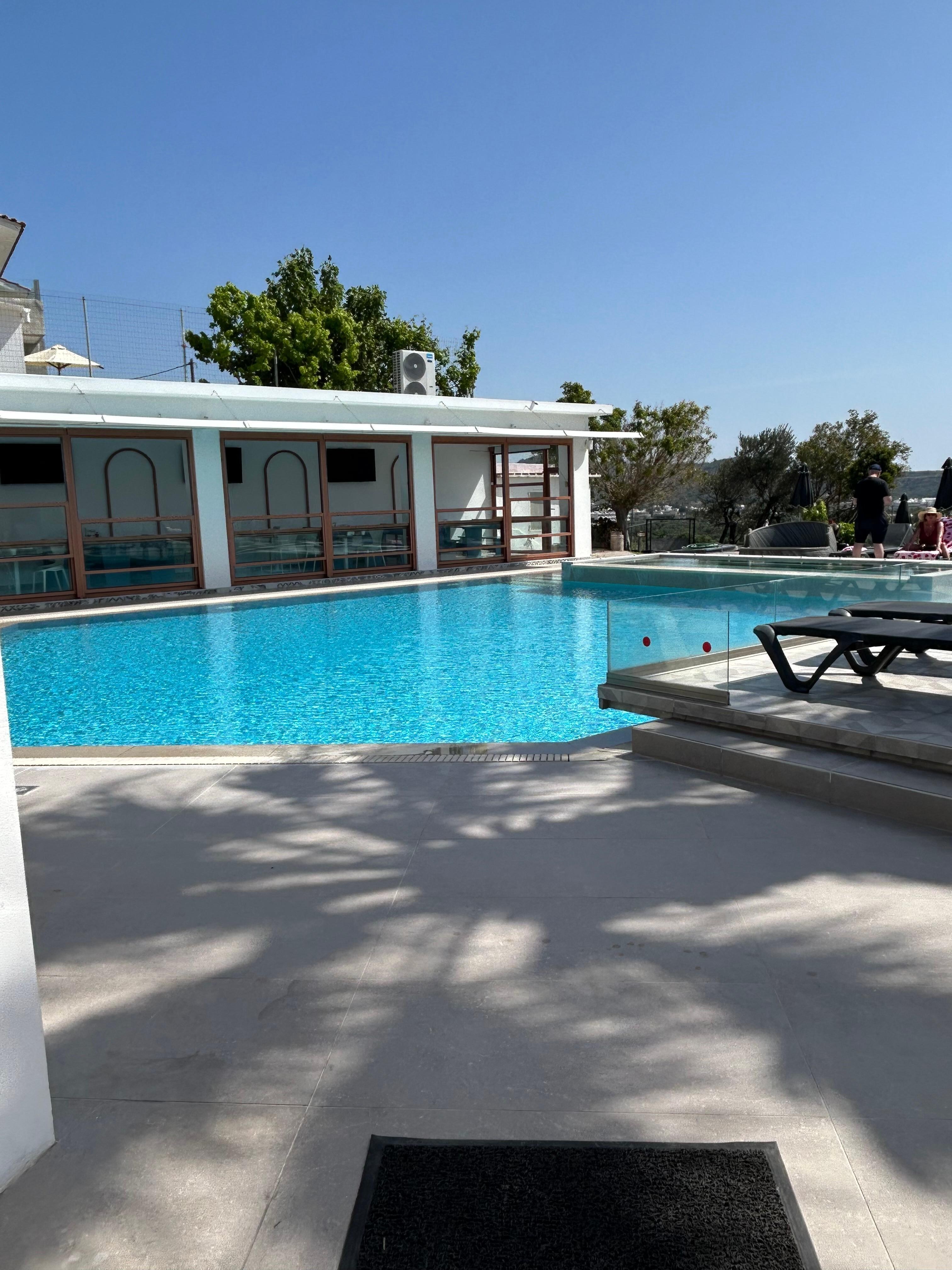 Fräscht poolområde