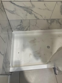 Stepped into the shower to clean off my feet. This was after walking around for an hour and the stepping on the water in the shower.