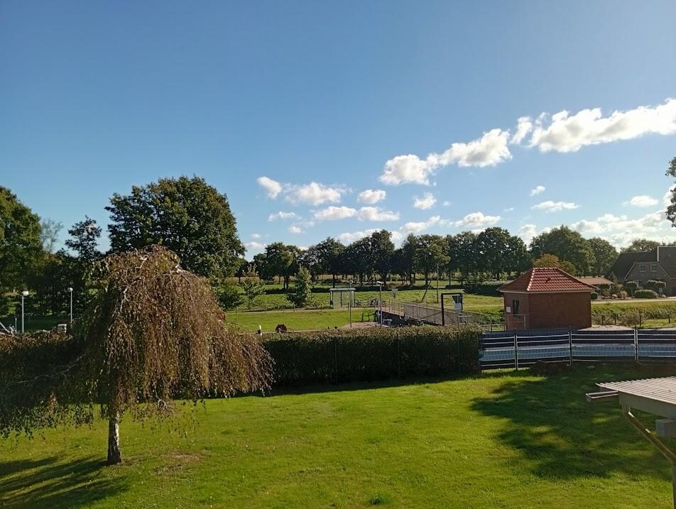 Der Ausblick zur Straßen und Kanalseite