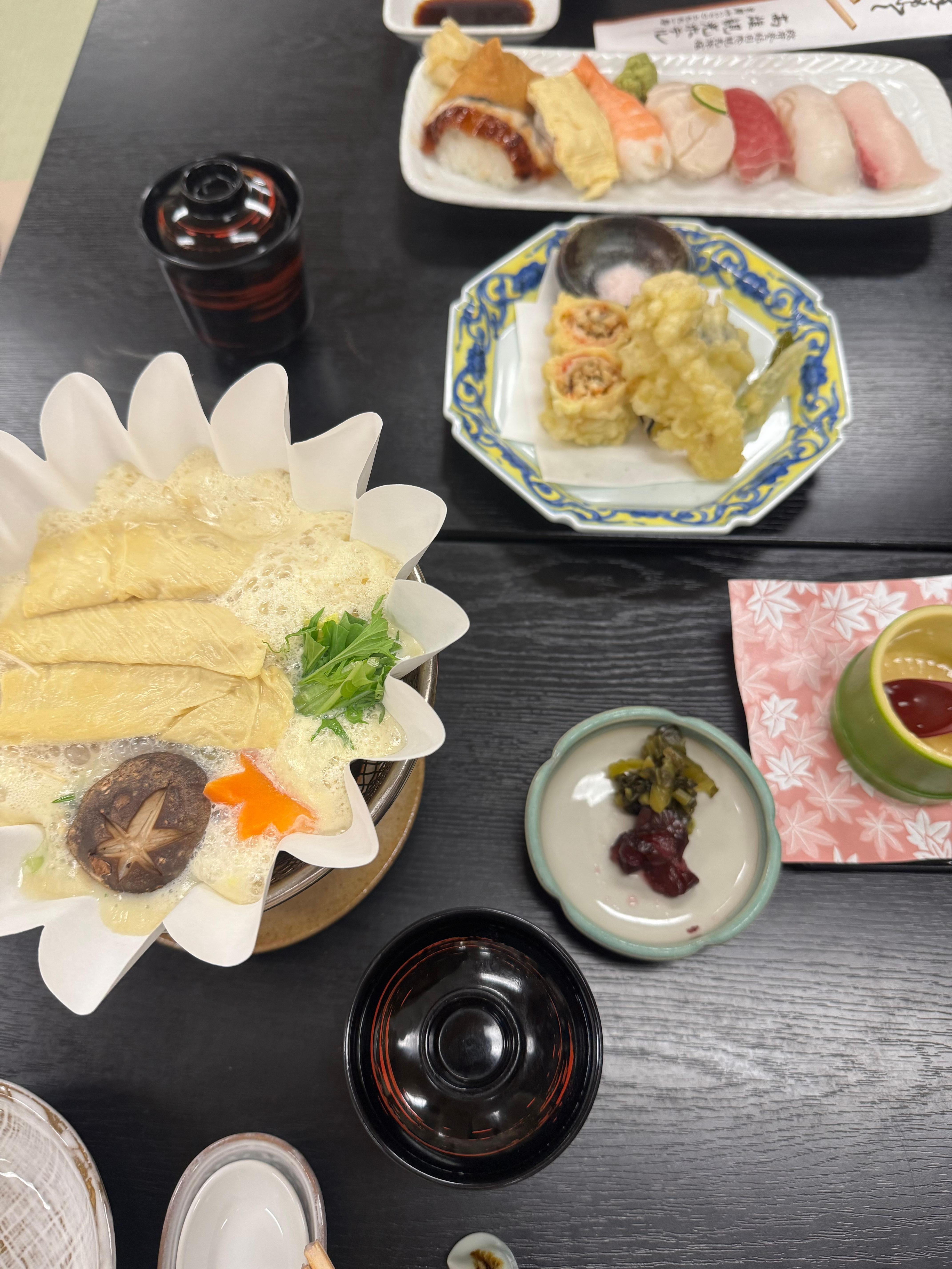 I had the vegetarian dinner 