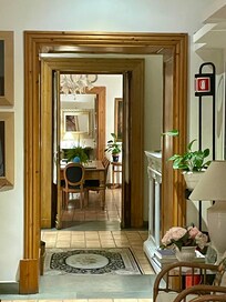 The entrance hallway from our room