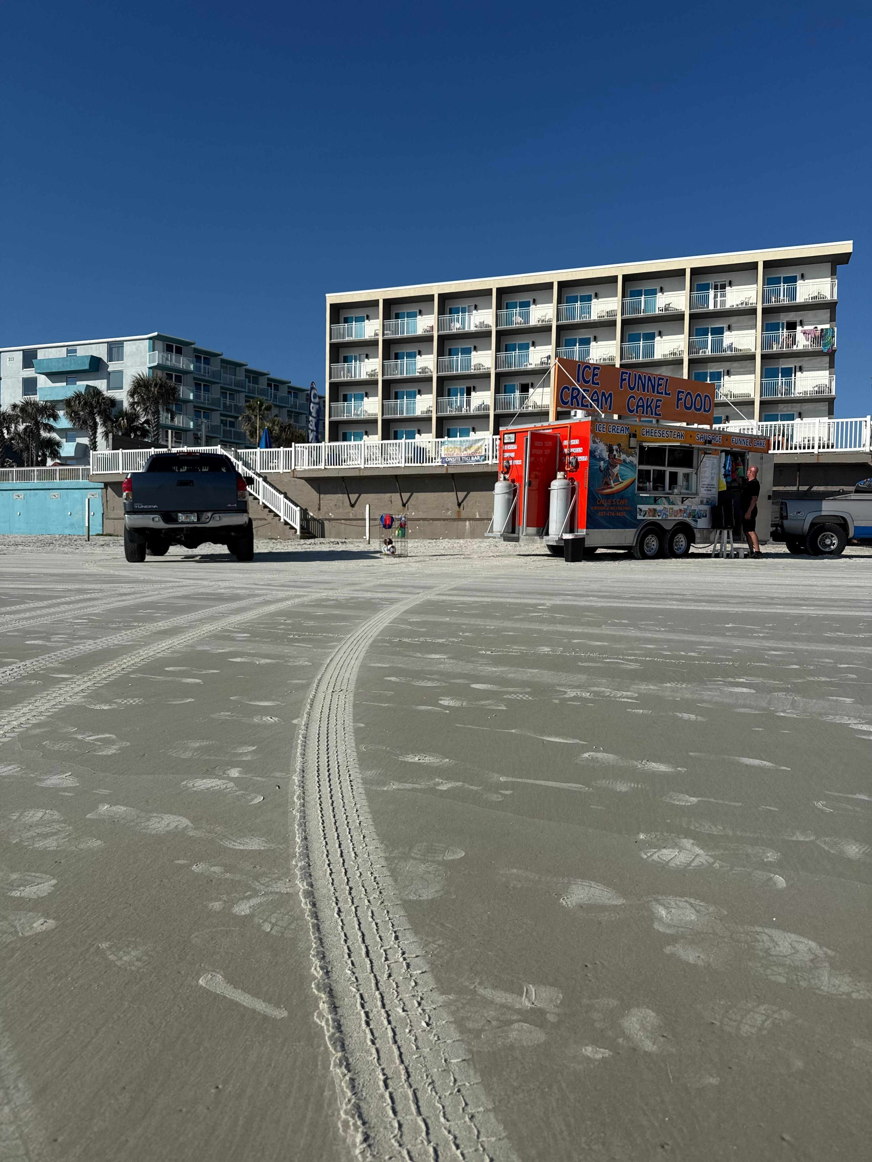 View of property from beach. 