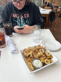 Calamari at the hotel's restaurant.