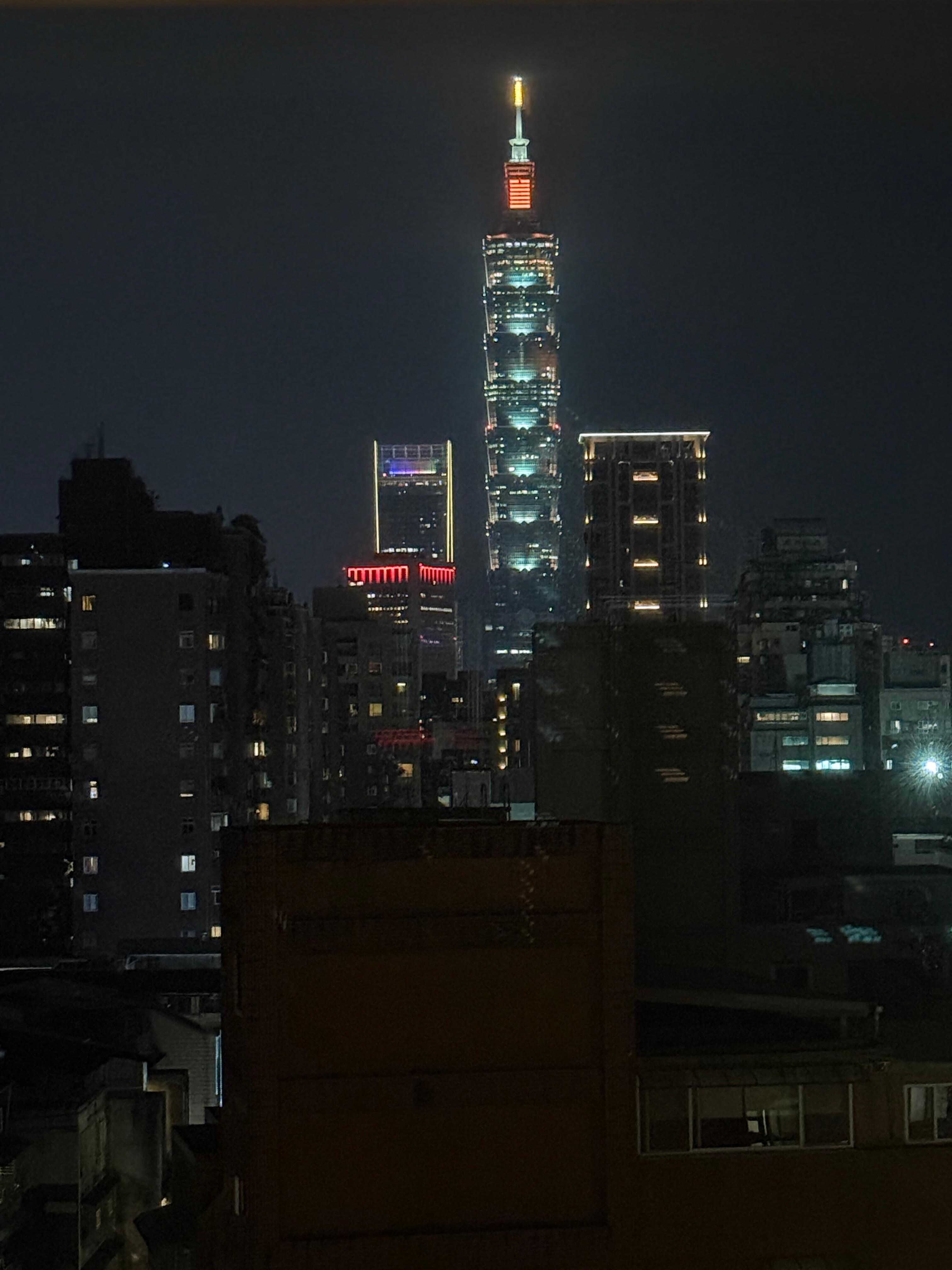 Night view of 101 Tower