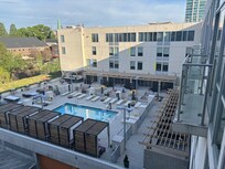 View to the pool