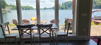 Cottage view of lake