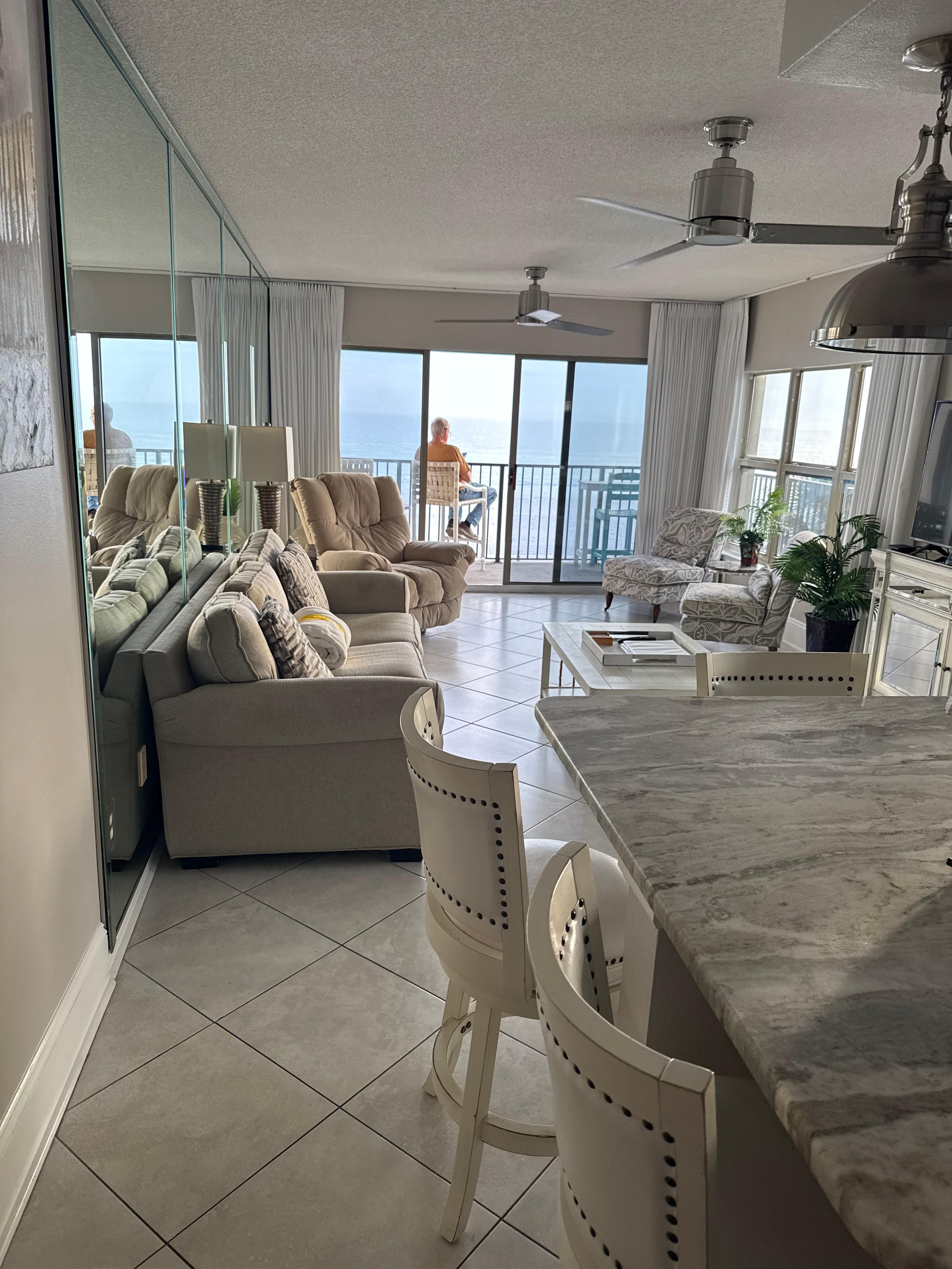 Loved the windows and the great view. 