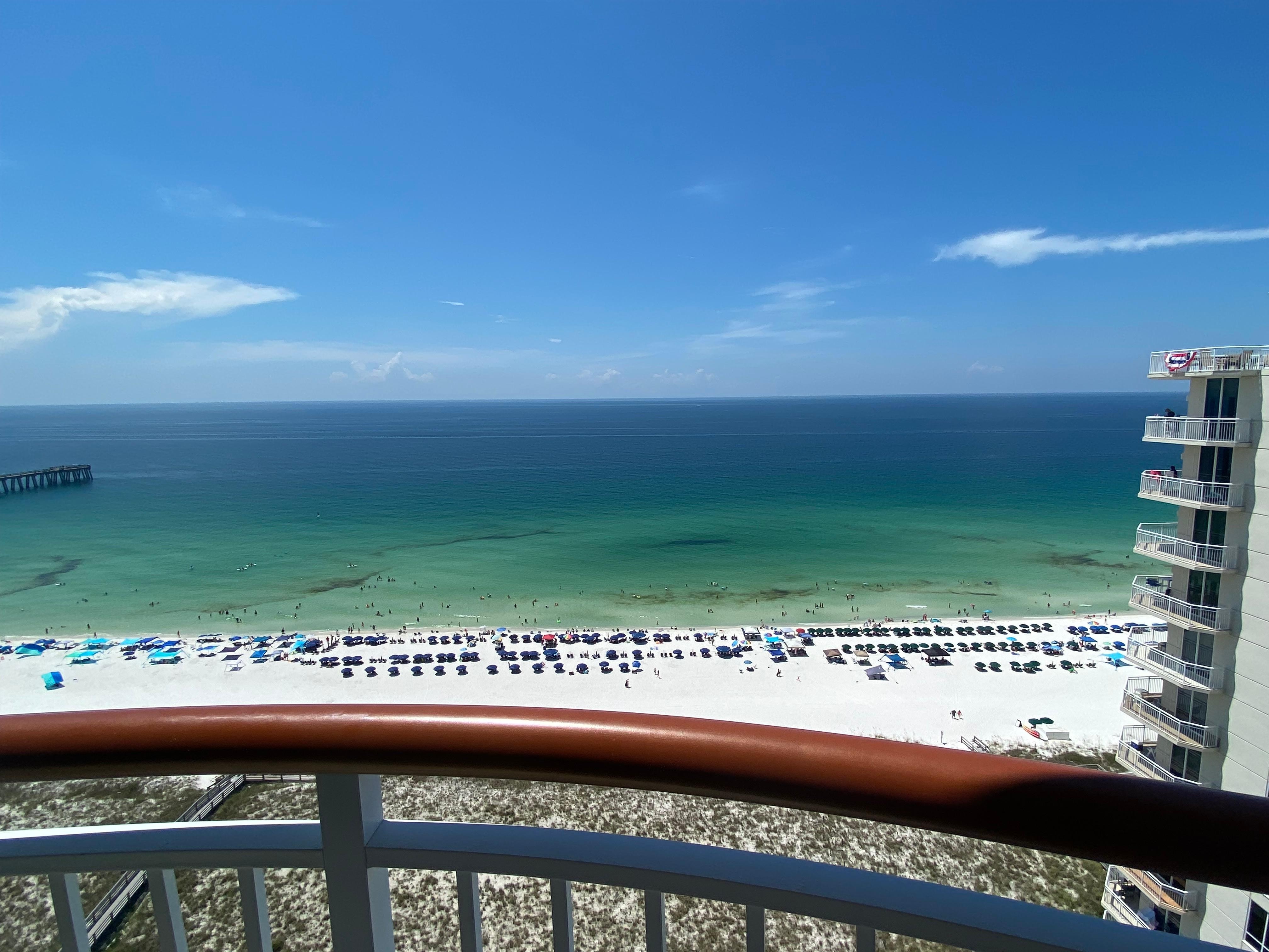 View from our balcony 