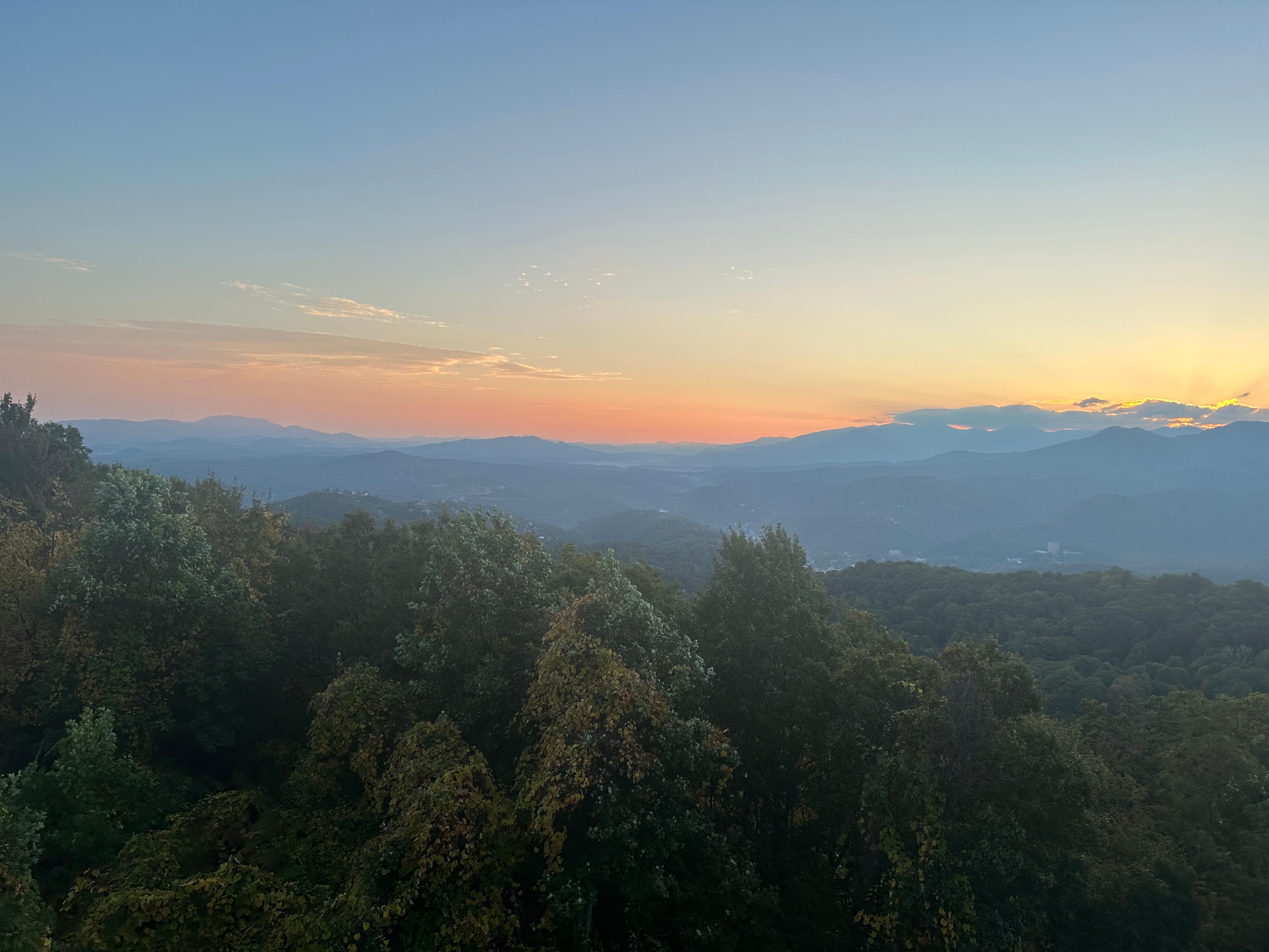 The best sunrises on the balcony! 