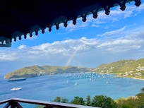 View from the versnda, like a postcard ! 💙🩵