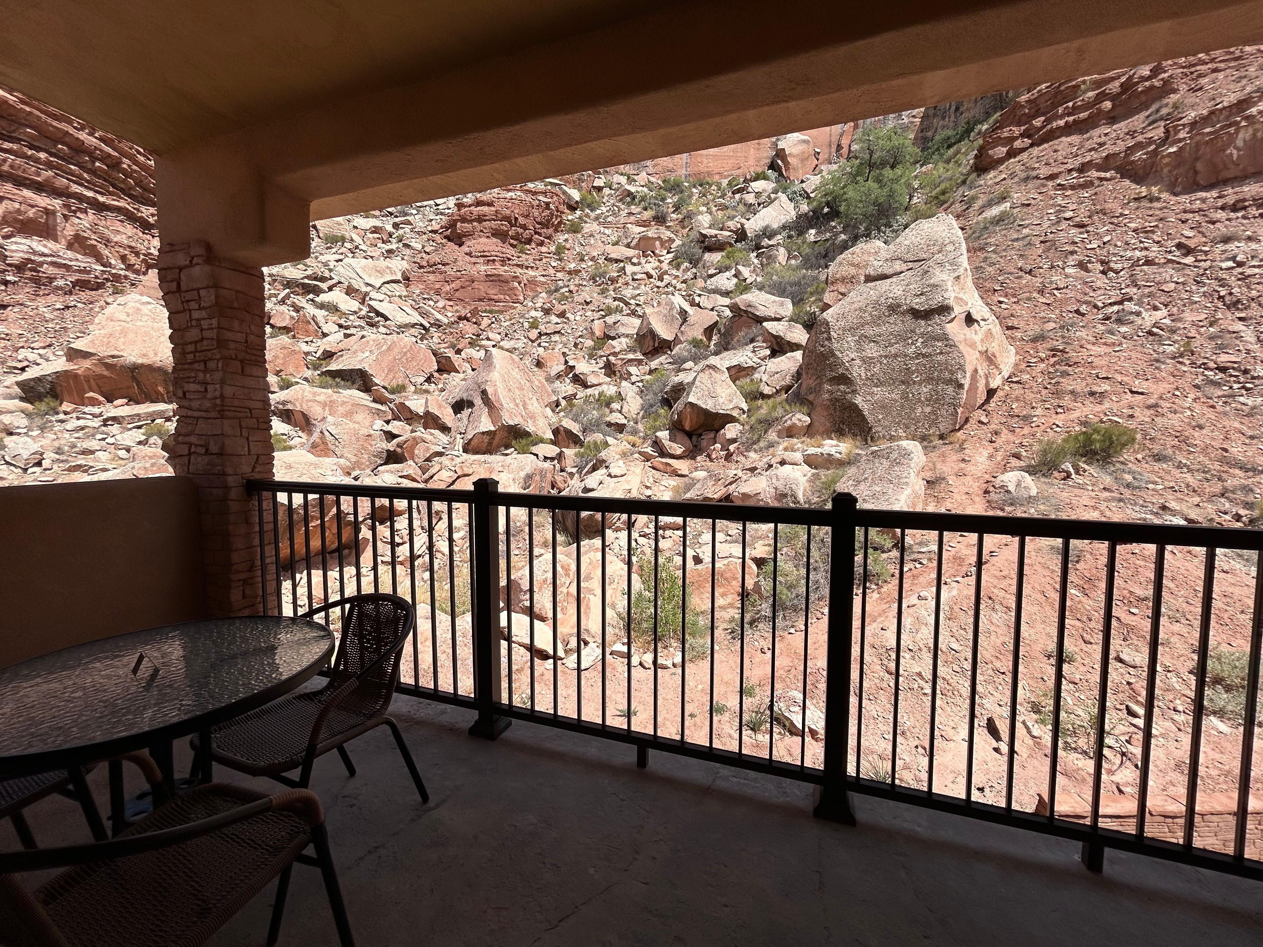 Second floor balcony view!