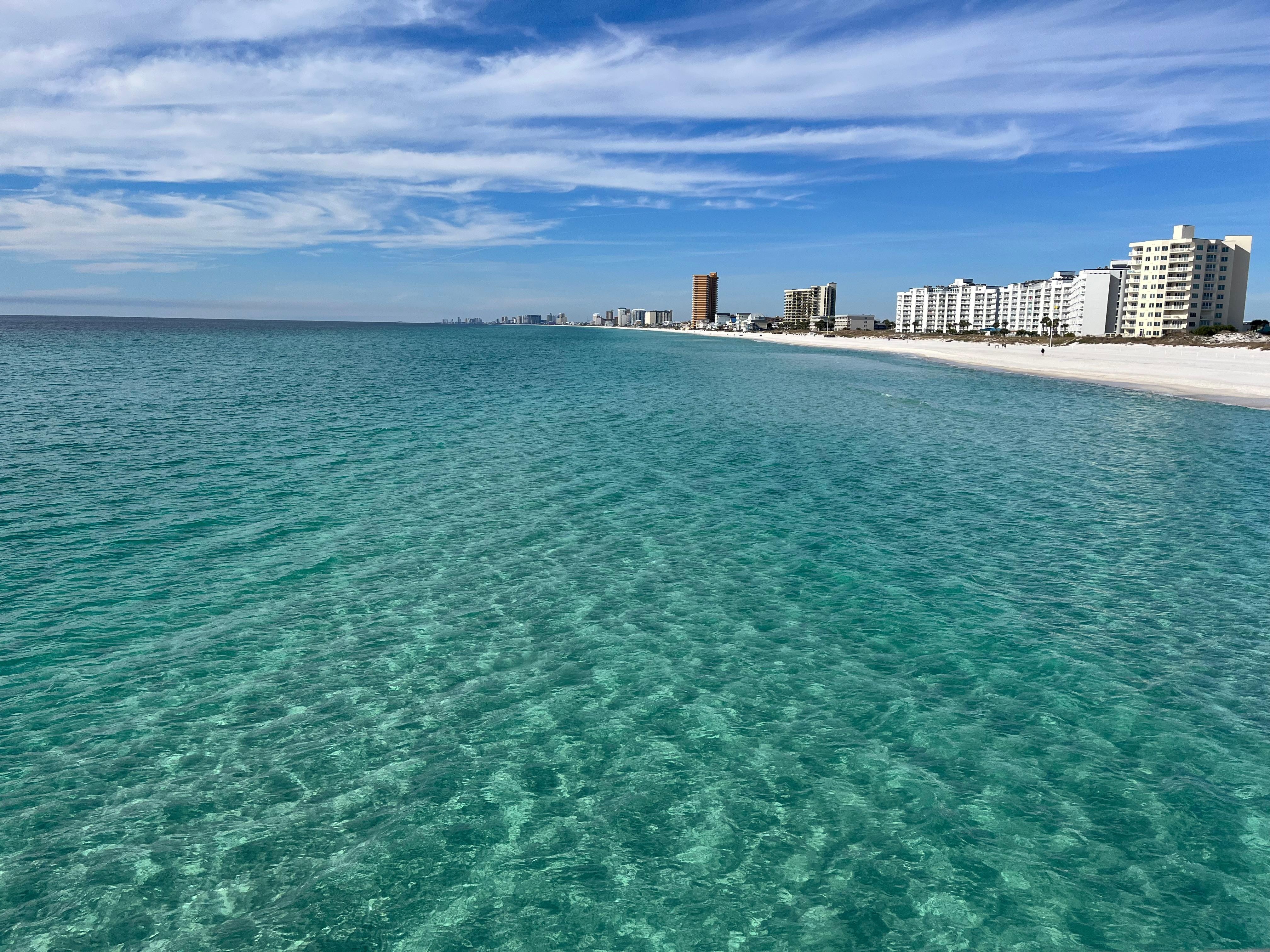 One of many piers! Awesome water! 