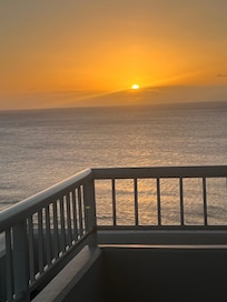 Sunset from our suite