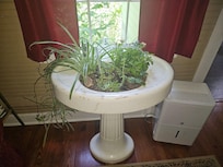 Loved the reuse of this sink!