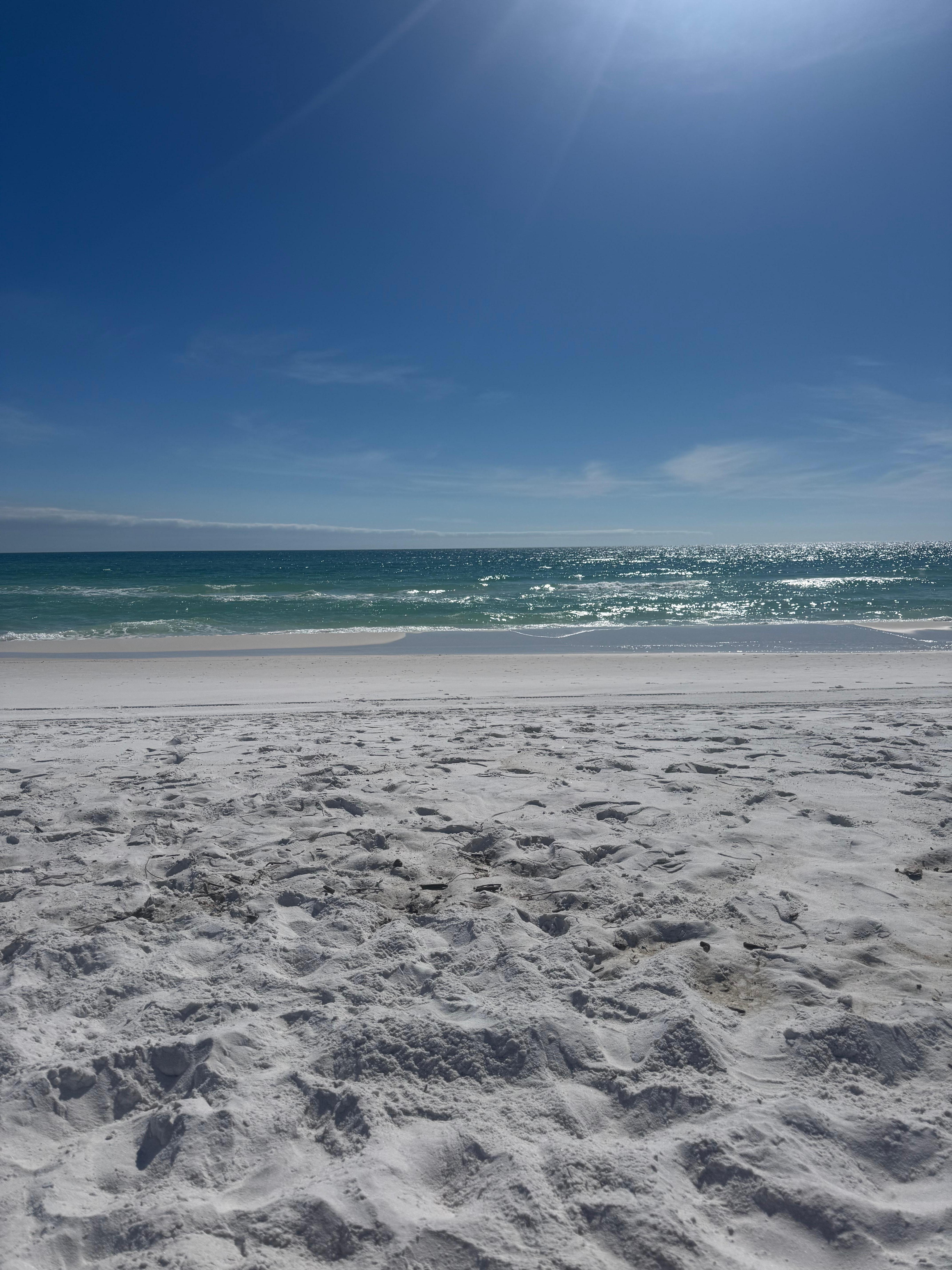 Clean white sand! 