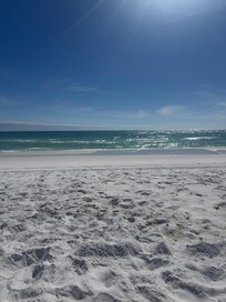 Clean white sand!
