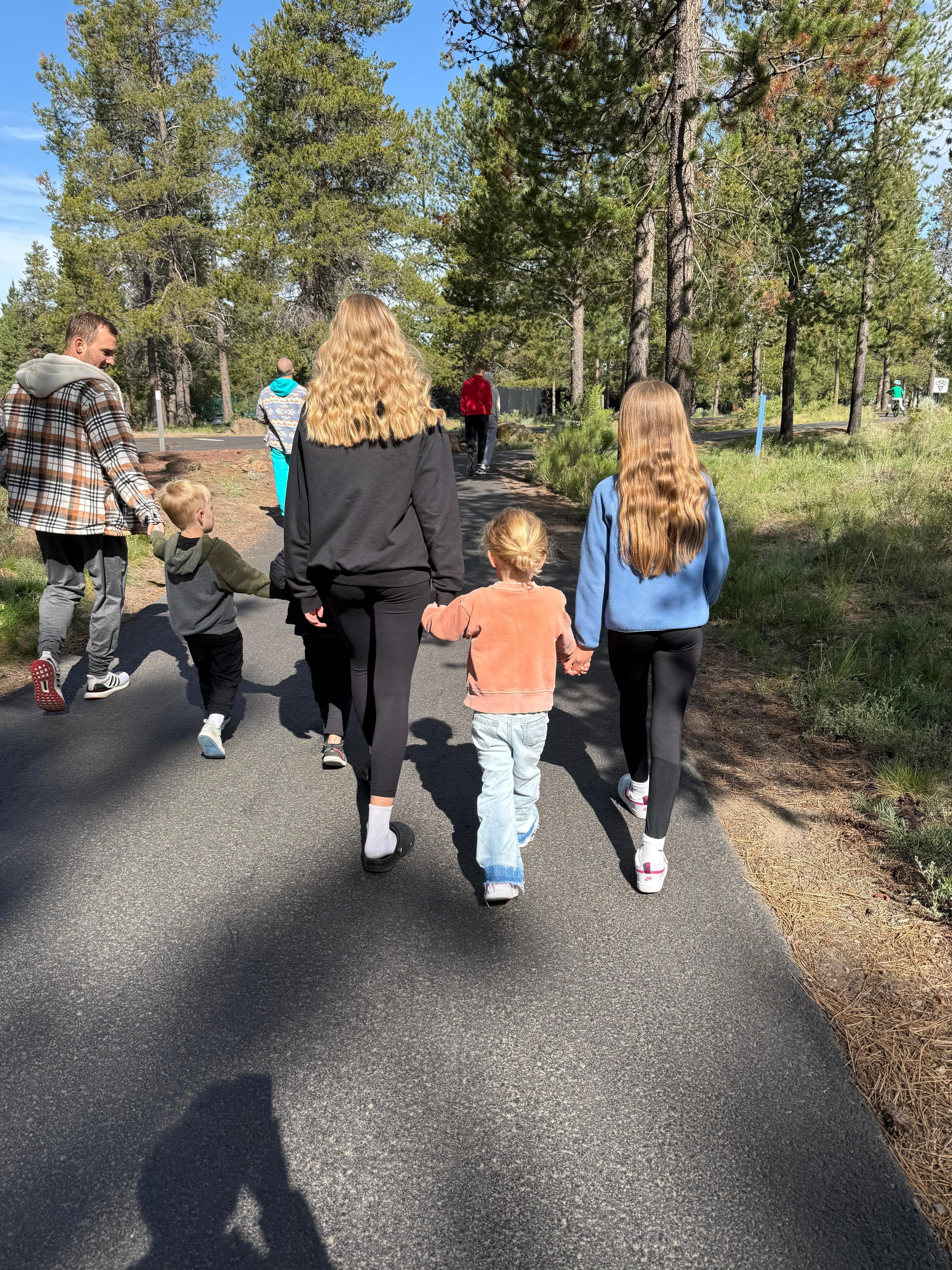 Walking to Fort Rock Park