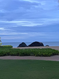view to the beach
