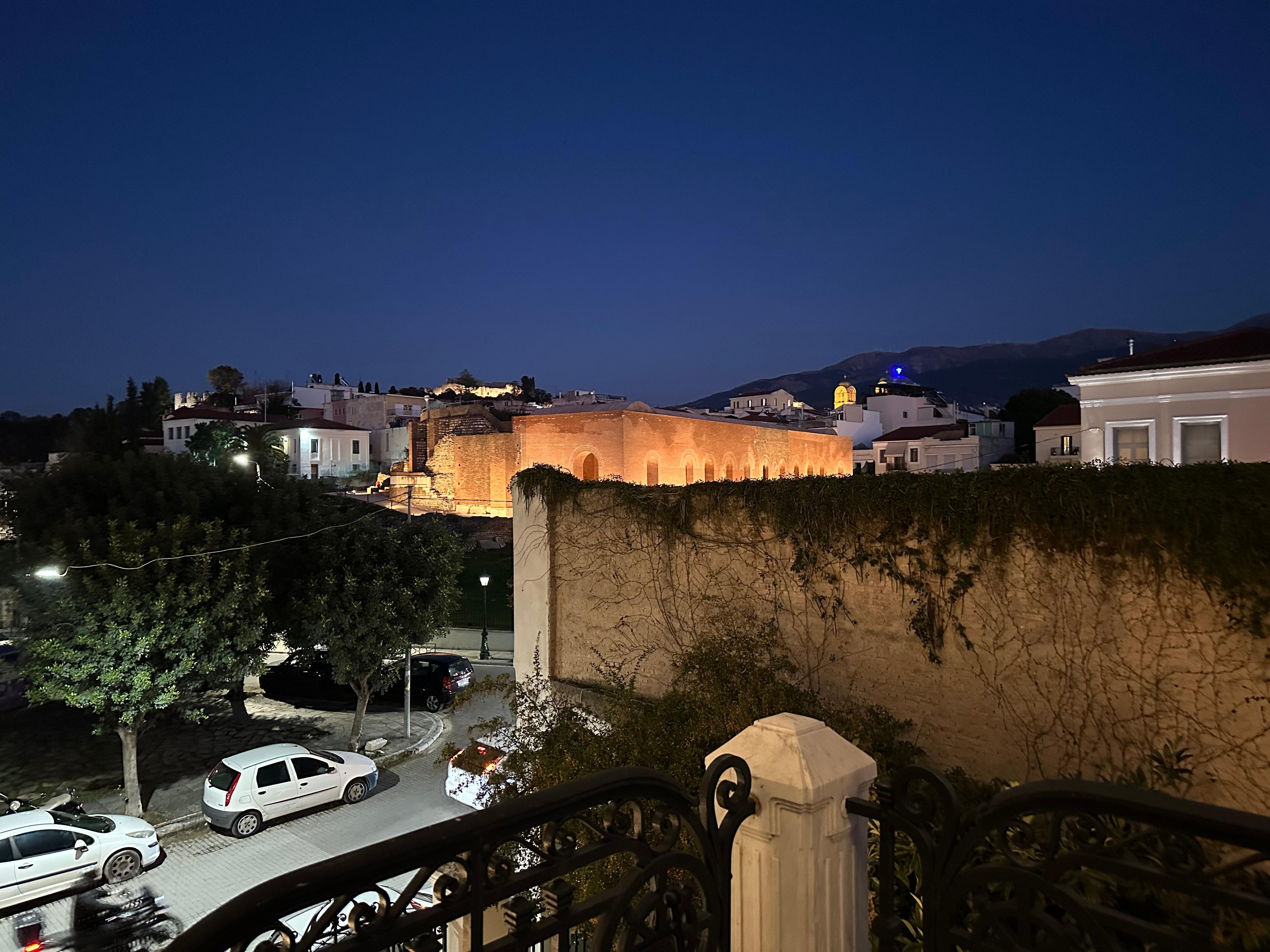 View from our private balcony.