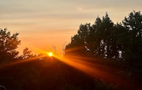 Sunrises from kitchen window